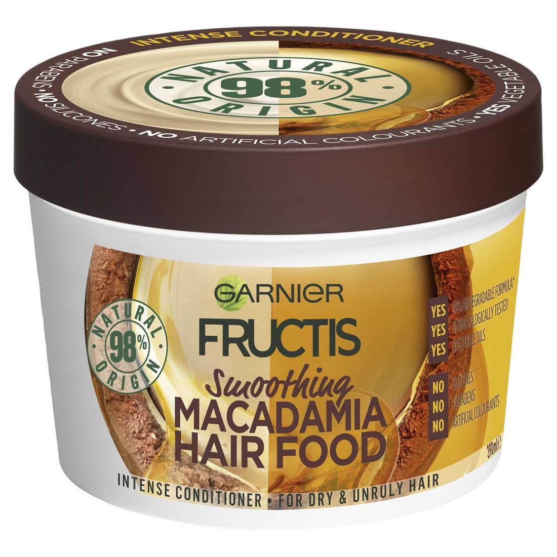 Garnier Fructis Hair Food Smoothing Macadamia 390 Ml