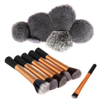 Savisto Essentials Uk Makeup Brushes Set Gold 6 Brushes Included