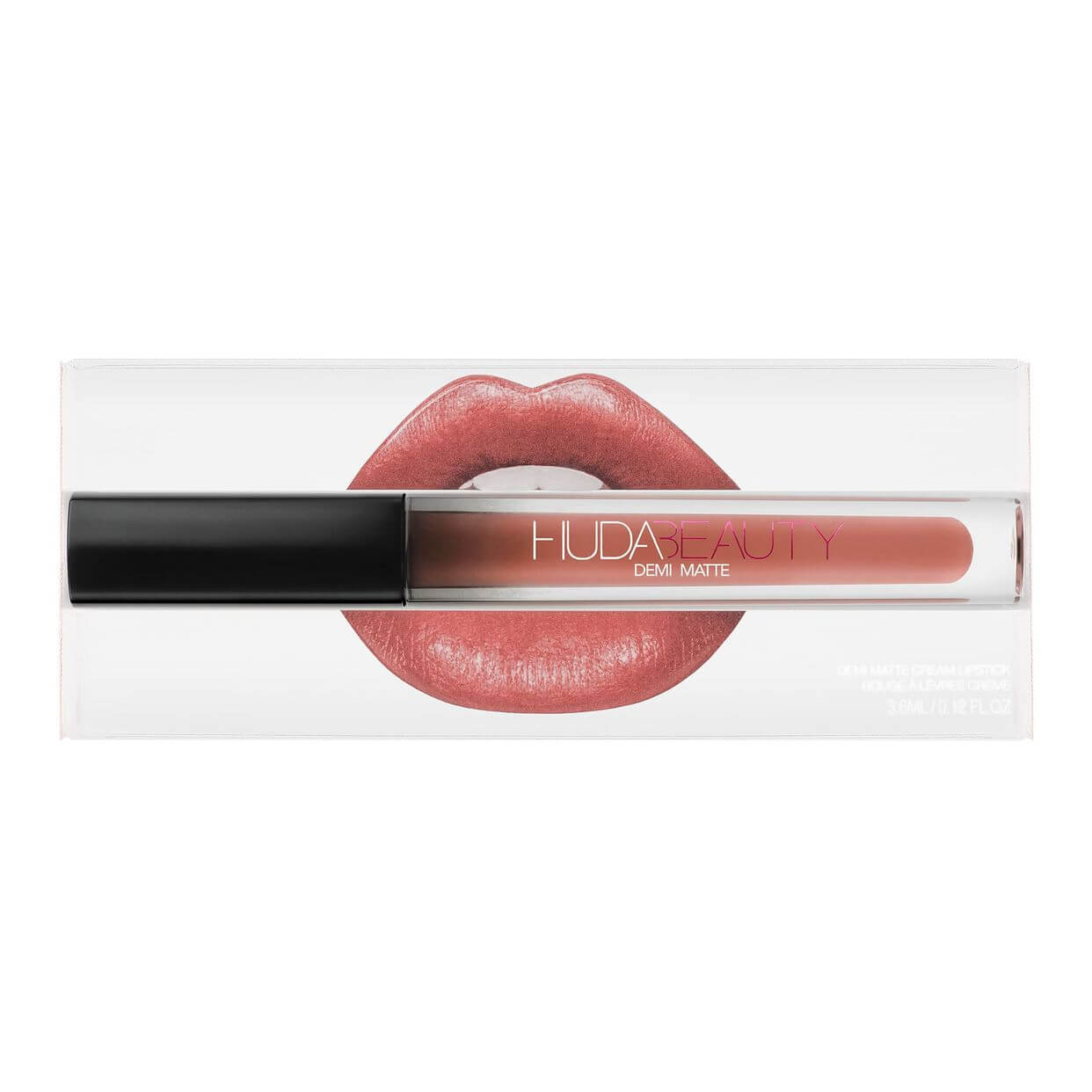Huda Beauty Demi Matte Cream Lipstick (Feminist)