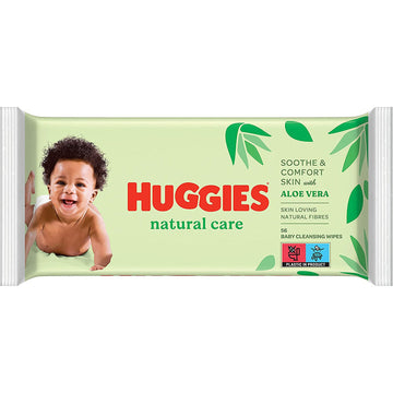 Huggies Baby Wipes Natural Care 56 Sheets