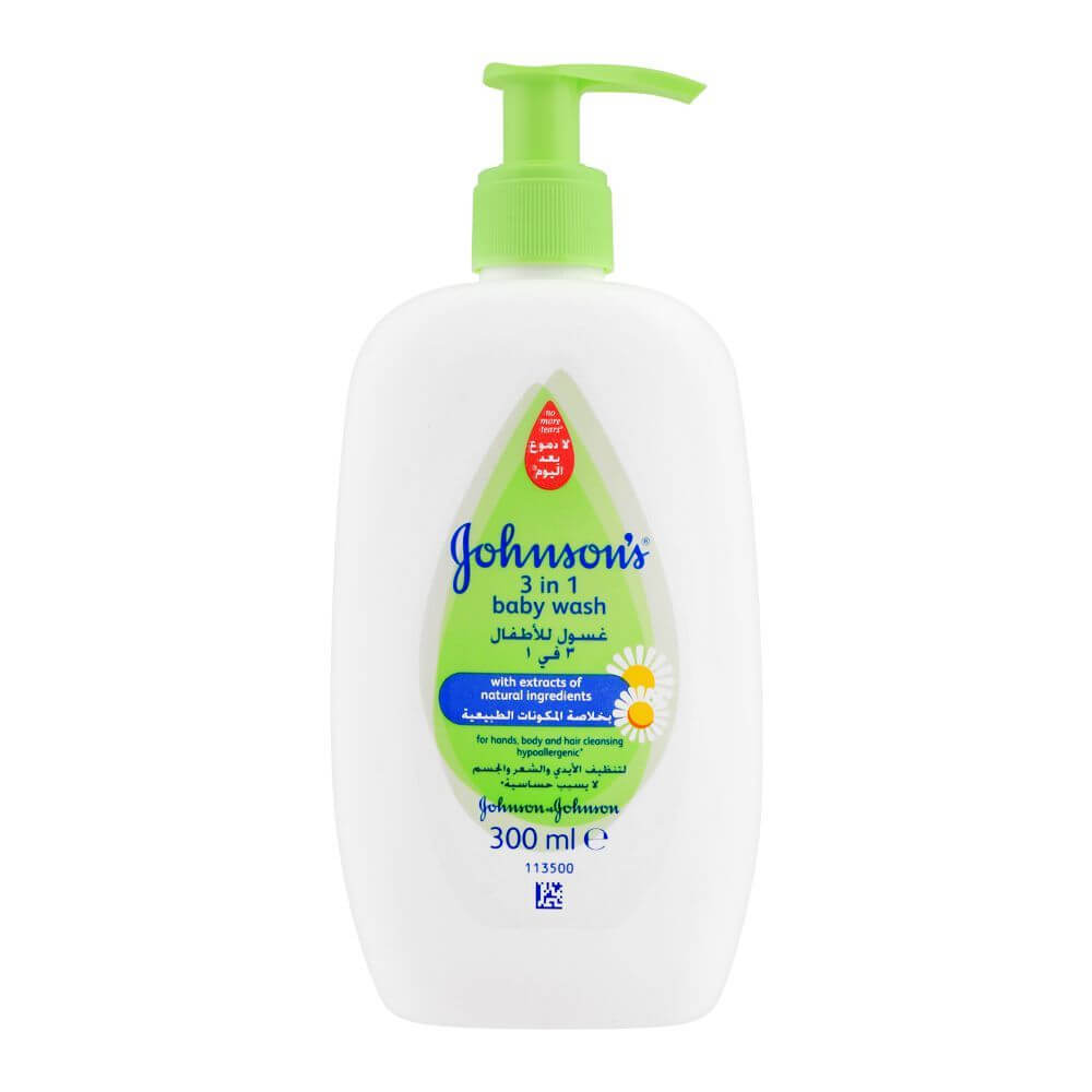 Johnsons No More Tears 3 In 1 Baby Wash 300ml