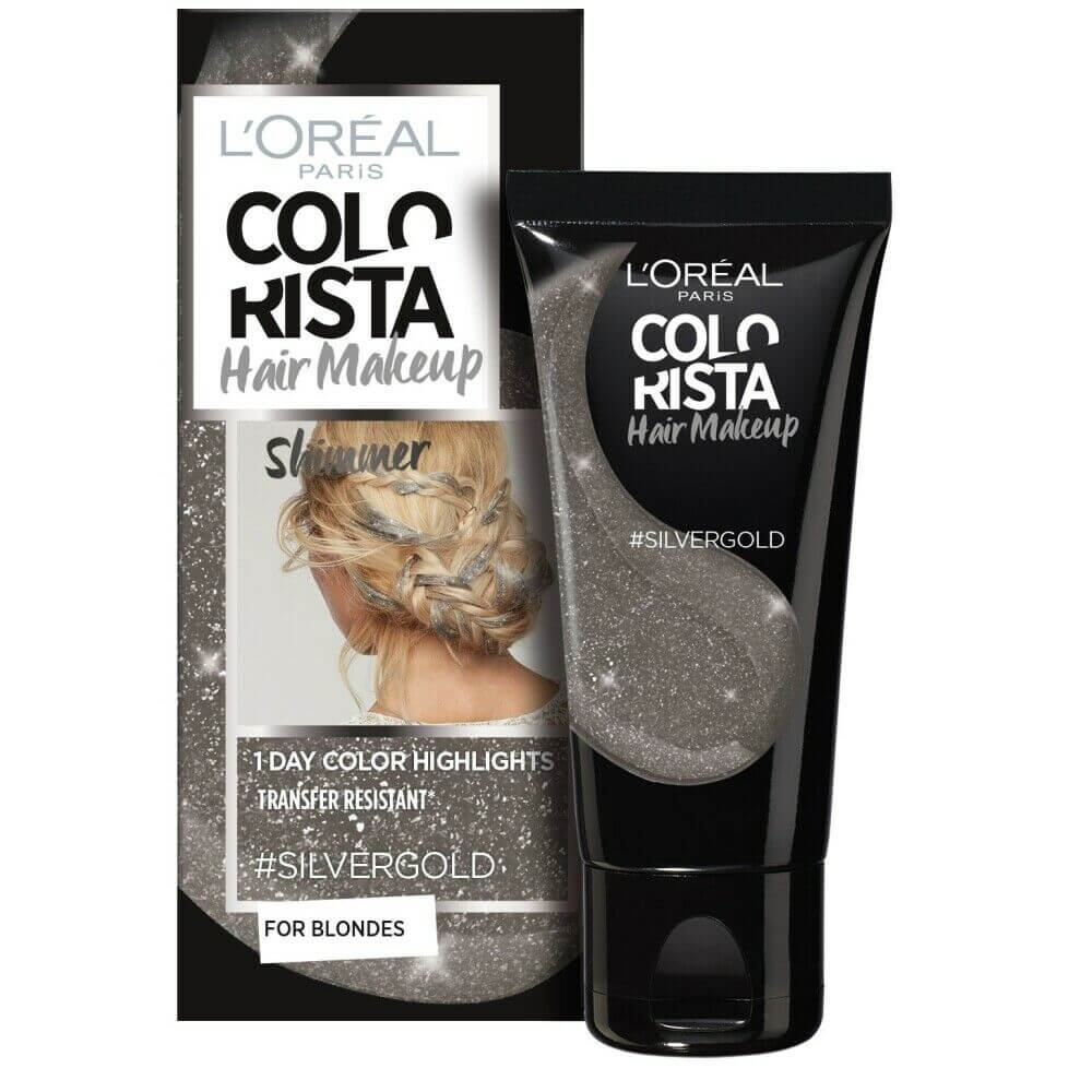 LOreal Colorista Hair Makeup Silver Gold 30ml