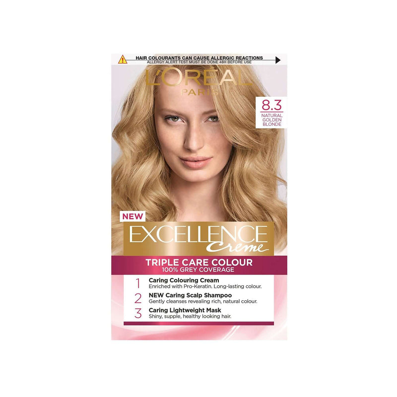 Loreal Excellence Creme - 8.3 Natural Golden Blonde