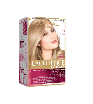 LOreal Excellence Creme - 9.1 Very Light Ash Blonde