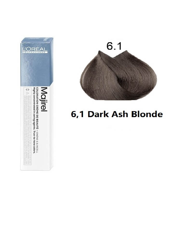 Loreal Professionnel Majirel 6.1 Dark Ash Blonde 50Ml