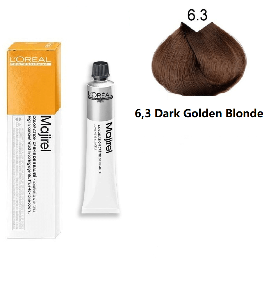 Loreal Professionnel Majirel 6.3 Dark Golden Blonde 50Ml