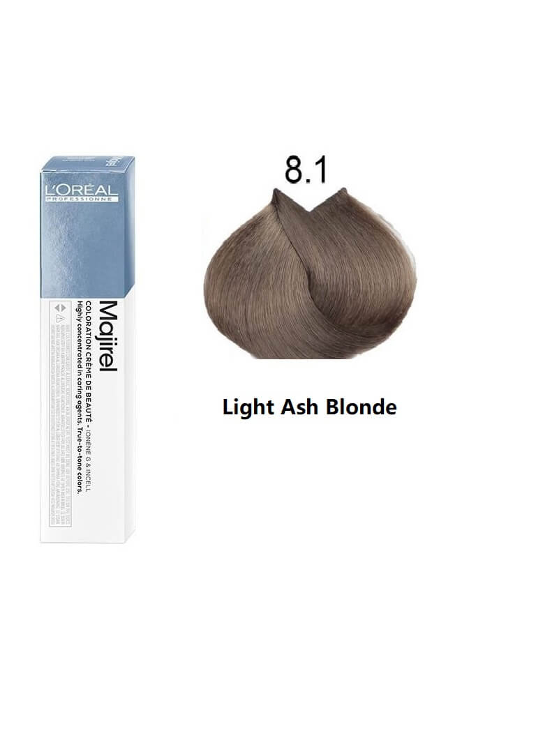 Loreal Professionnel Majirel 8.1 Light Ash Blonde 50Ml