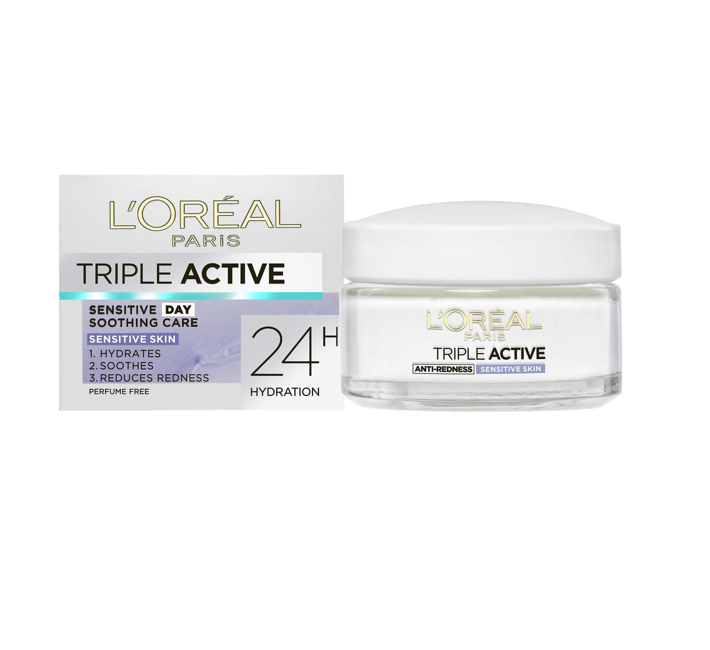 LOreal Triple Active Sensitive Day Soothing Care 24h 50ml
