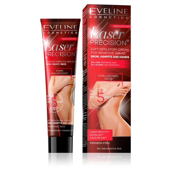 Eveline Laser Precision Depilatory Cream For Sensitive Skin  125ml