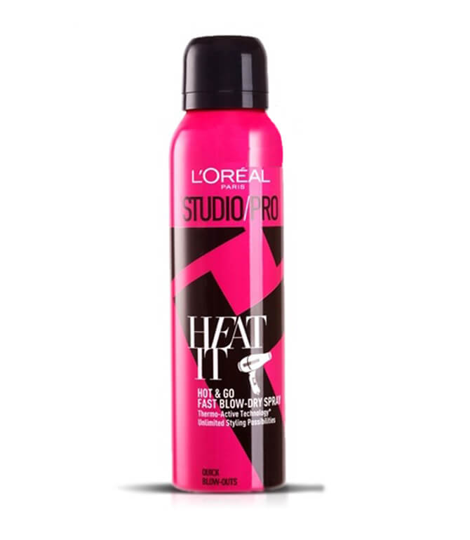 Loreal Heat It Hot And Go Fast Blow Dry Spray 150Ml