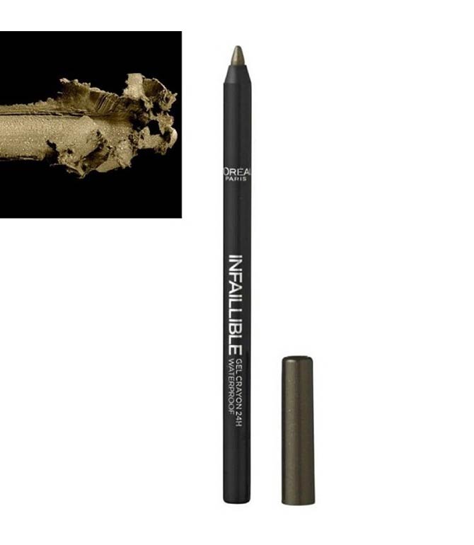 Loreal Infallible Gel Crayon Eyeliner 24 Waterproof 008 Rest In Kaki