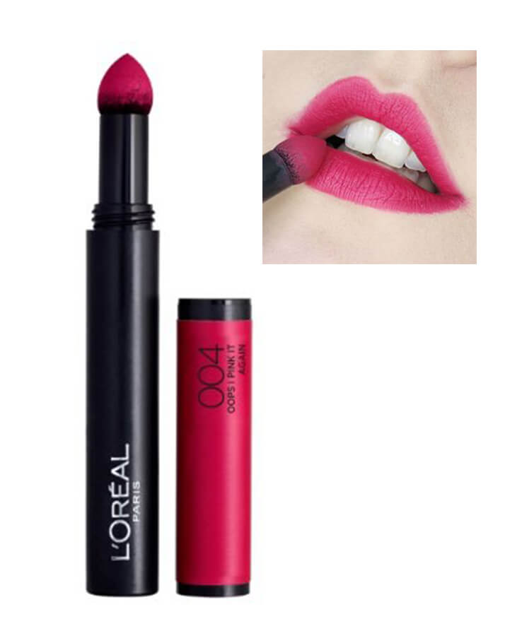 Loreal Lipstick Infallible Matte Max 004 Pink It Again