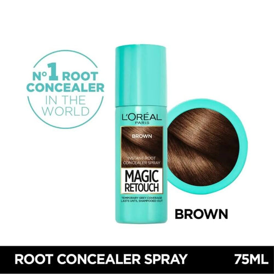 Loreal Magic Retouch Instant Hair Root Concealer Spray Brown 75 Ml