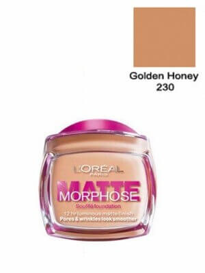 Loreal Matte Morphose Souffle Foundation 230 Golden  Honey
