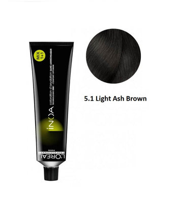 Loreal Professional Hair Color Inoa 5.1 Light Ash Brown 60g