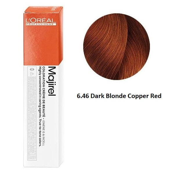Loreal Professionnel Majirel 6.46 Dark Blonde Copper Red 50ml