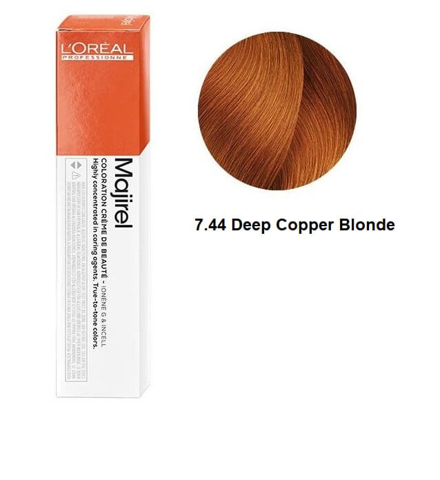 Loreal Professionnel Majirel 7.44 Deep Copper Blonde 50Ml