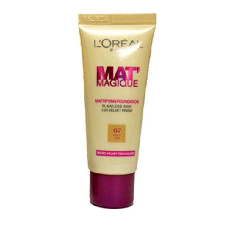 Mat' Magique Mattifying Foundation by L'Oreal Paris 07 Light Sun