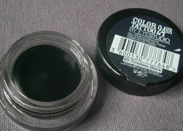 Maybelline Color Tattoo Gel Shadow 60 Timeless Black