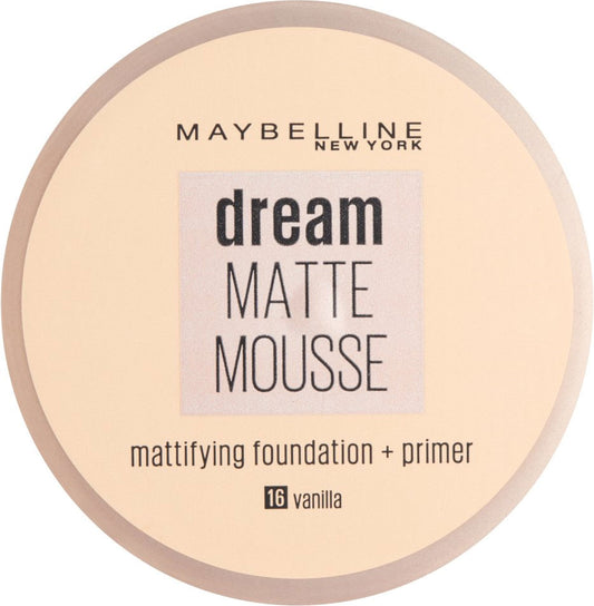 Maybelline Dream Matte Mousse Foundation(16 Vanilla)