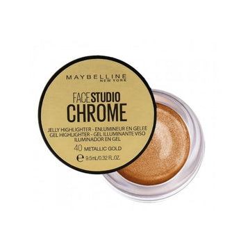 Maybelline Face Studio Chrome Jelly Highligter 40 Metallic Gold