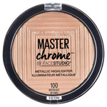 Maybelline Master Chrome Metallic Highlighter Powder 100 Molten Gold 6.7g