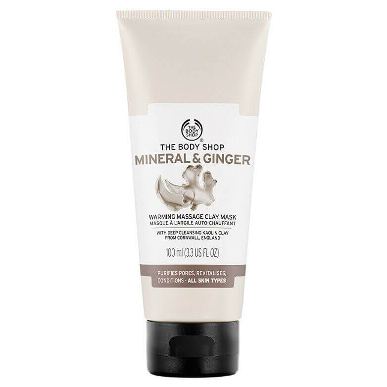 The Body Shop Mineral & Ginger Warming Massage Clay Mask Total 100ml