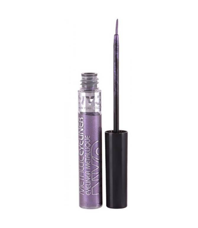 NYC Metalic Liquid Eyeliner Seroentine Purple