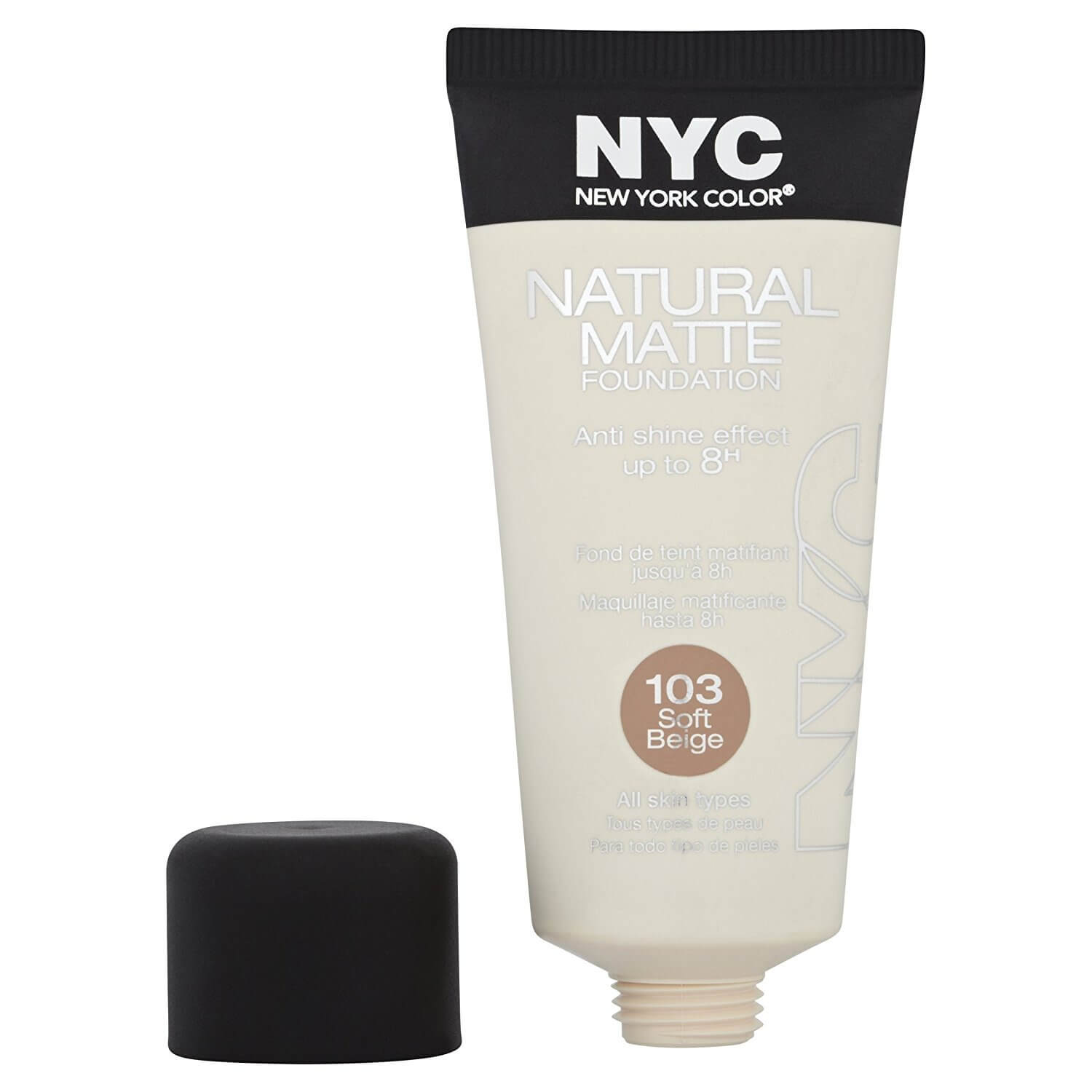 Nyc Natural Matte Foundation 103 Soft Beige