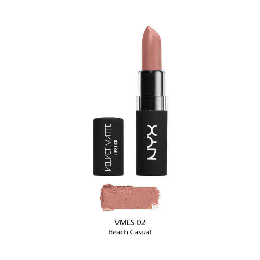Nyx Professional Makeup Velvet Matte Lipstick 02 Beach Casual
