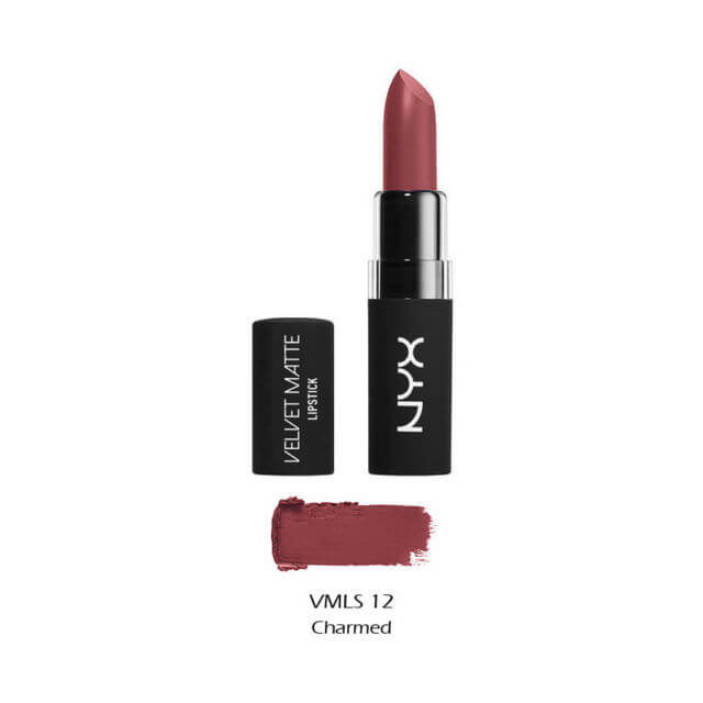 Nyx Professional Makeup Velvet Matte Lipstick 12 Charmed
