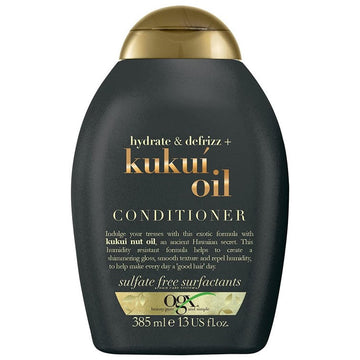 Ogx Hydrate & Defrizz + Kukui Oil Conditioner Sulfate Free 385ml