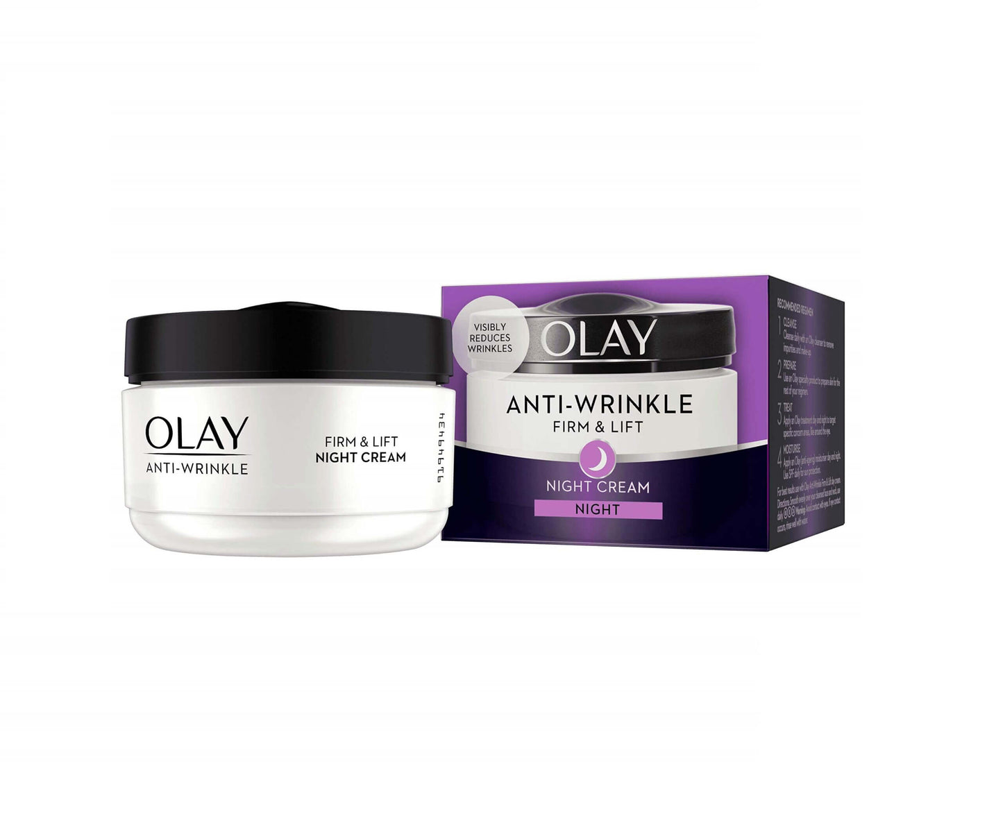Olay Anti-Wrinkle Firm and Lift Anti-Ageing Moisturiser Night Cream 50 ml