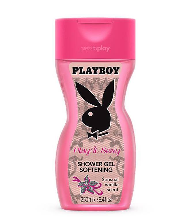 Playboy Play It Sexy Shower Gel Softening Sensual Vanilla Scent 250ml