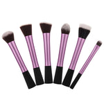 Savisto Essentials Uk Makeup Brushes Set Purple 6 Brushes Included