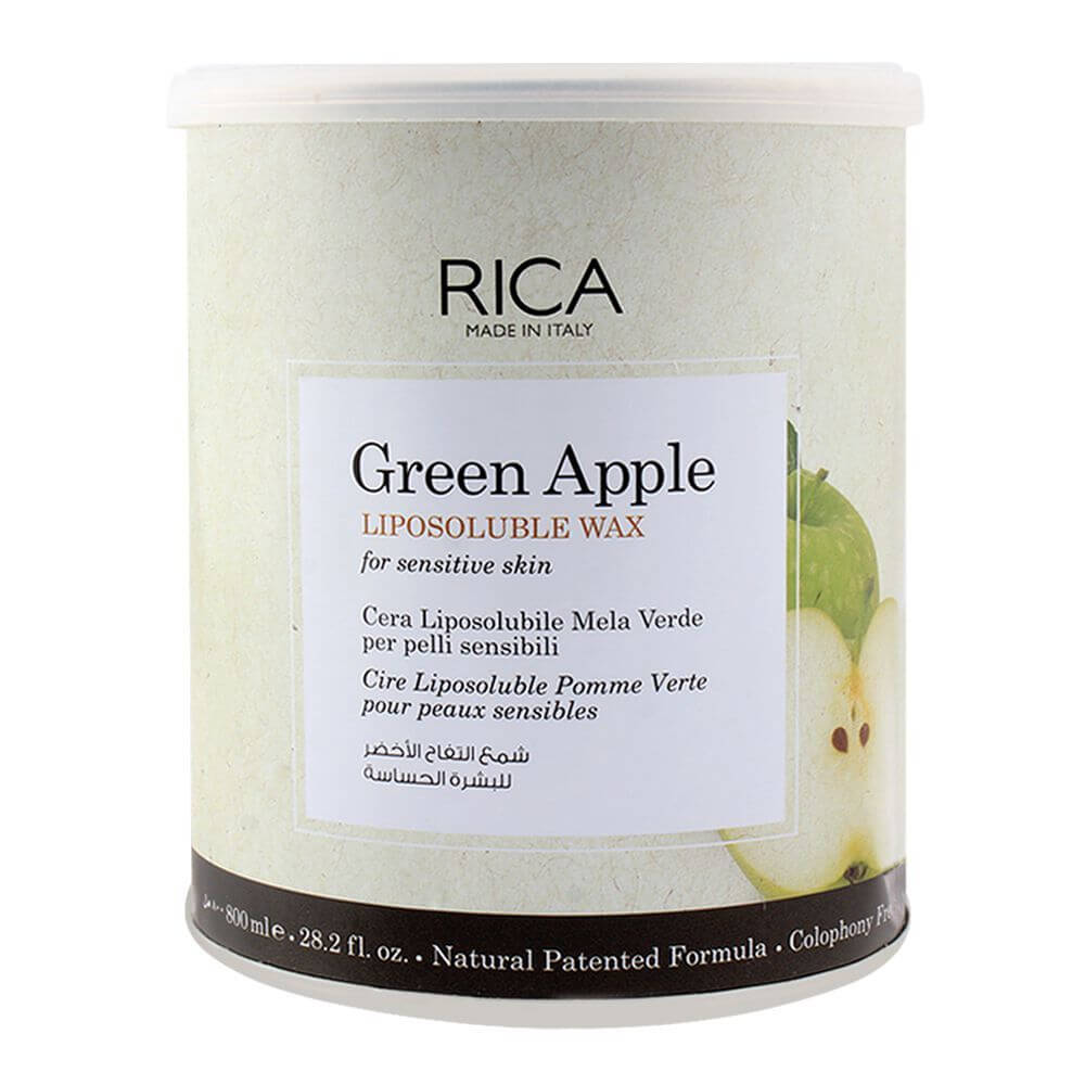 RICA Green Apple Sensitive Skin Lisposoluble Wax 800ml