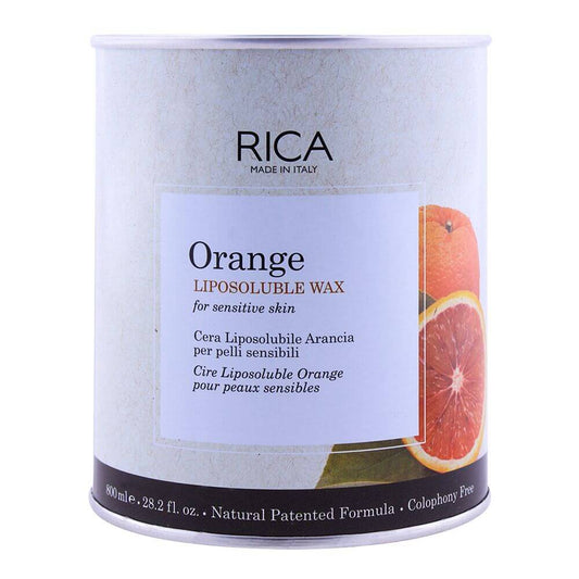 RICA Orange Sensitive Skin Liposoluble Wax 800ml