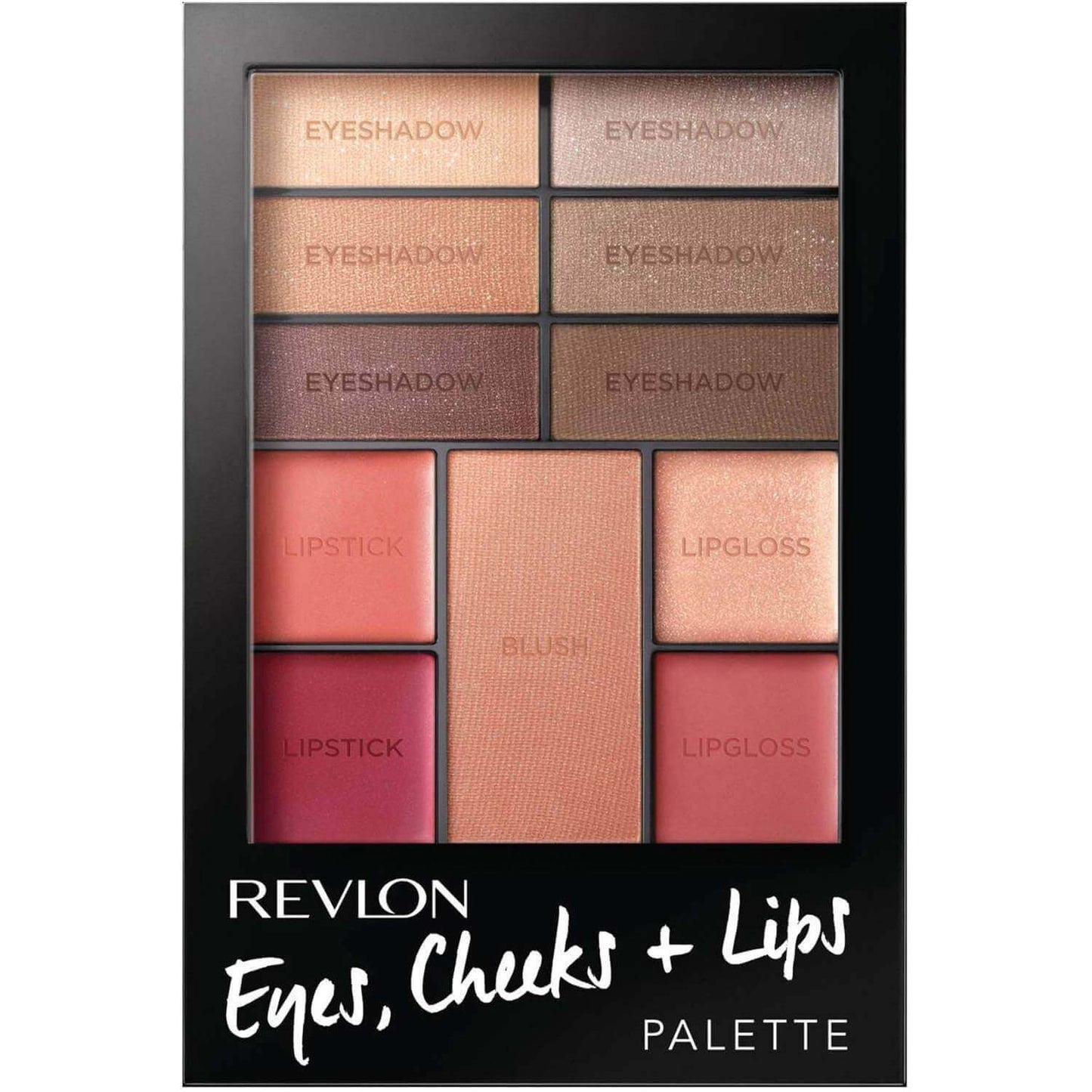 Revlon Eyes Cheeks + Lips Palette 100 Romantic Nudes