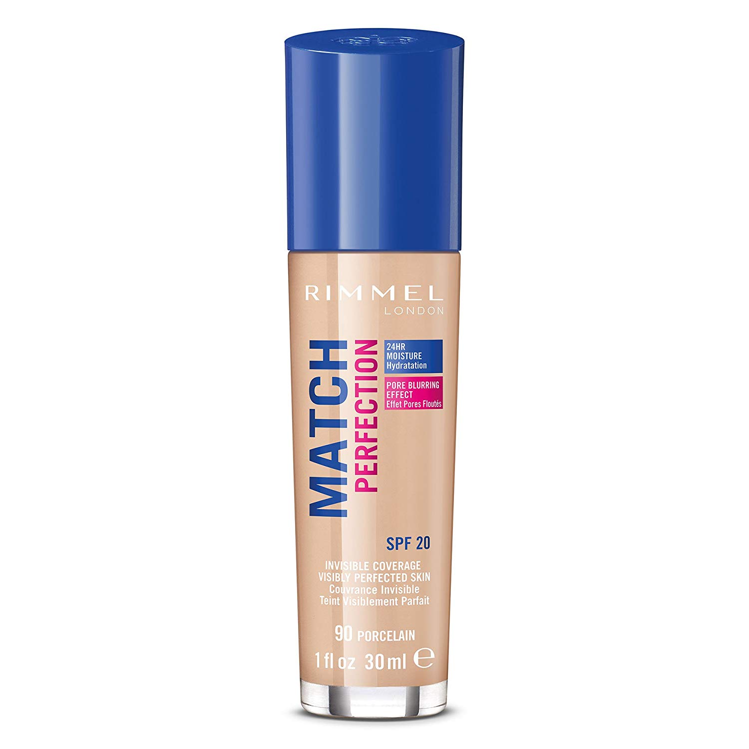 Rimmel London Match Perfection Liquid Foundation 090 Porcelain 30ml