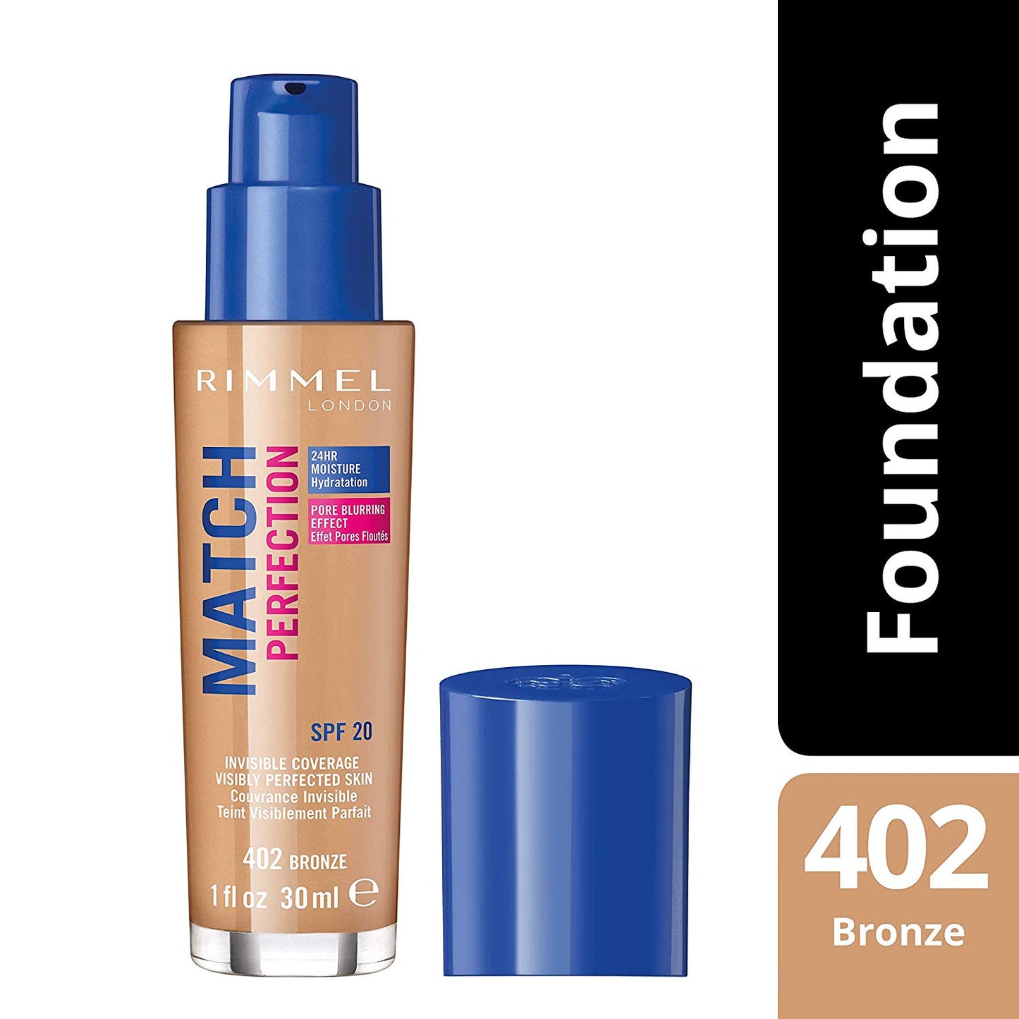 Rimmel Match Perfection Liquid Foundation 402 Bronze 30ml