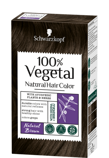 Schwarzkopf 100% Vegetal Natural Hair Color Powder Natural Brown