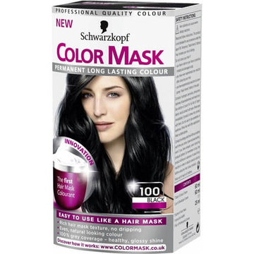 Schwarzkopf Color Mask 100 Black Permanent Hair Dye