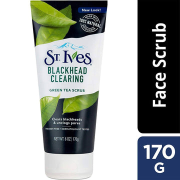 St. Ives Blackhead Clearing Face Scrub Green Tea 170g