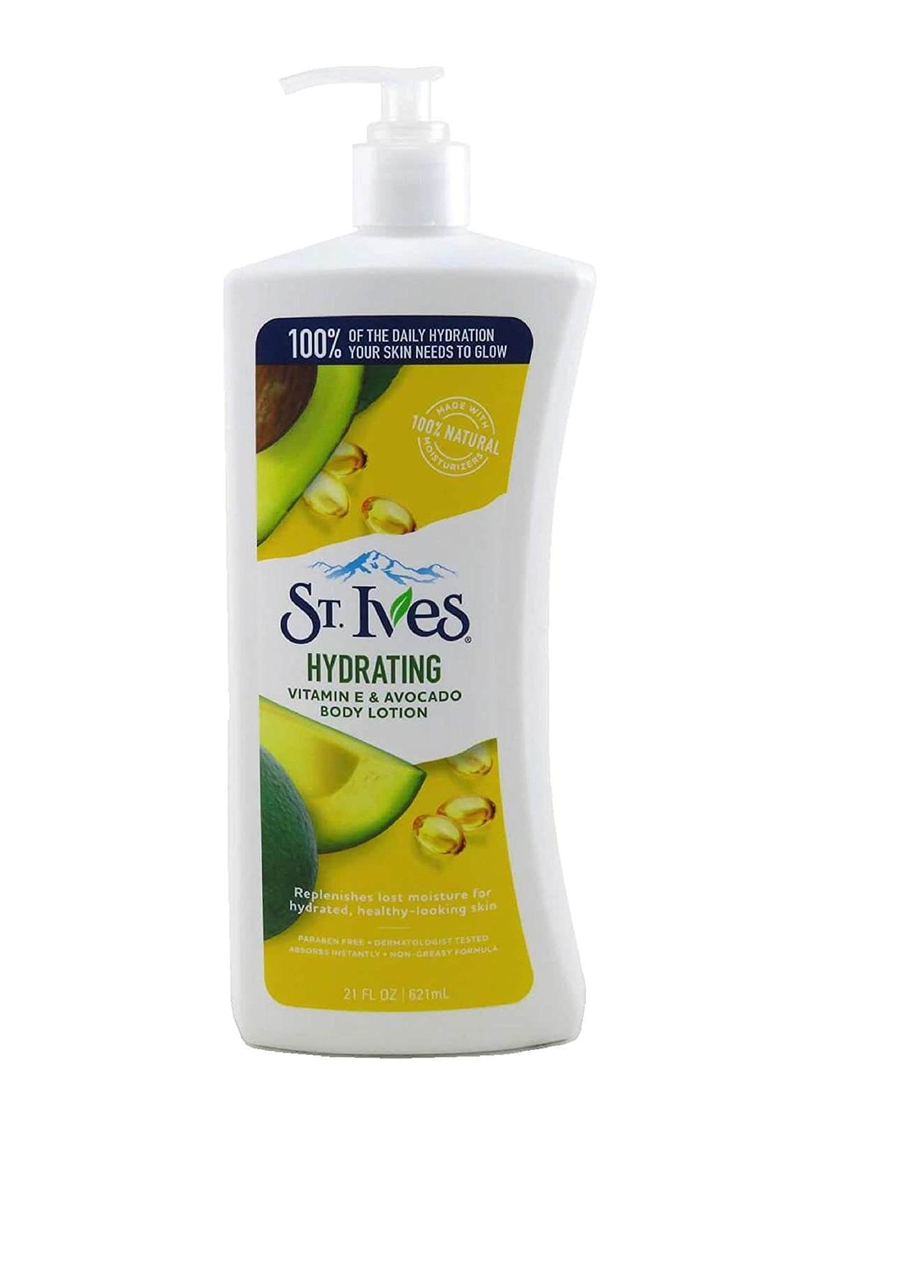 St. Ives Hydrating Body Lotion Vitamin E and Avocado 621Ml