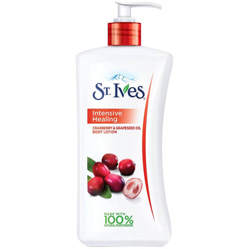 St. Ives Intensive Healing Body Lotion Cranberry and Grapeseed Oil 621Ml