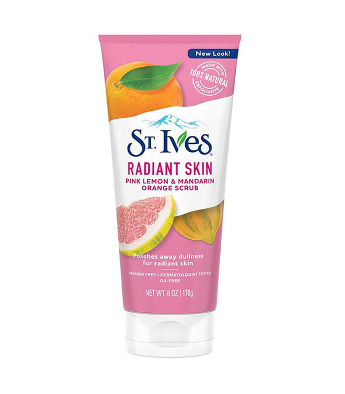 St. Ives Radiant Skin Pink Lemon And Mandarin Orange Face Scrub 170g