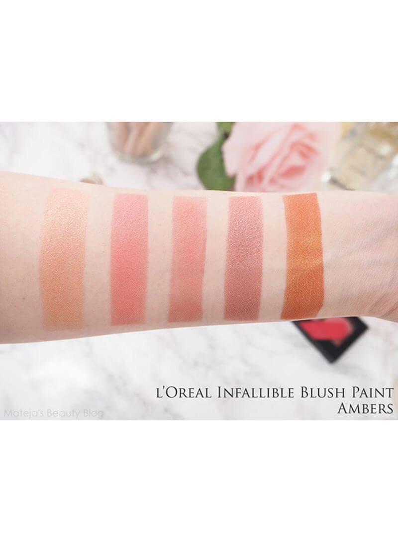 Loreal Infallible Blush Paint Palette 02 Amber