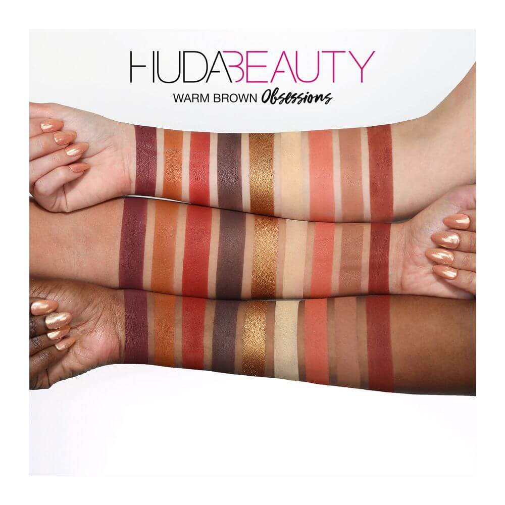 Huda Beauty Obsessions Eyeshadow Palette Warm Brown