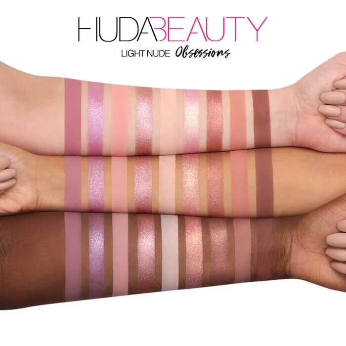 Huda Beauty Light Nude Mini Obsessions Eyeshadow Palette