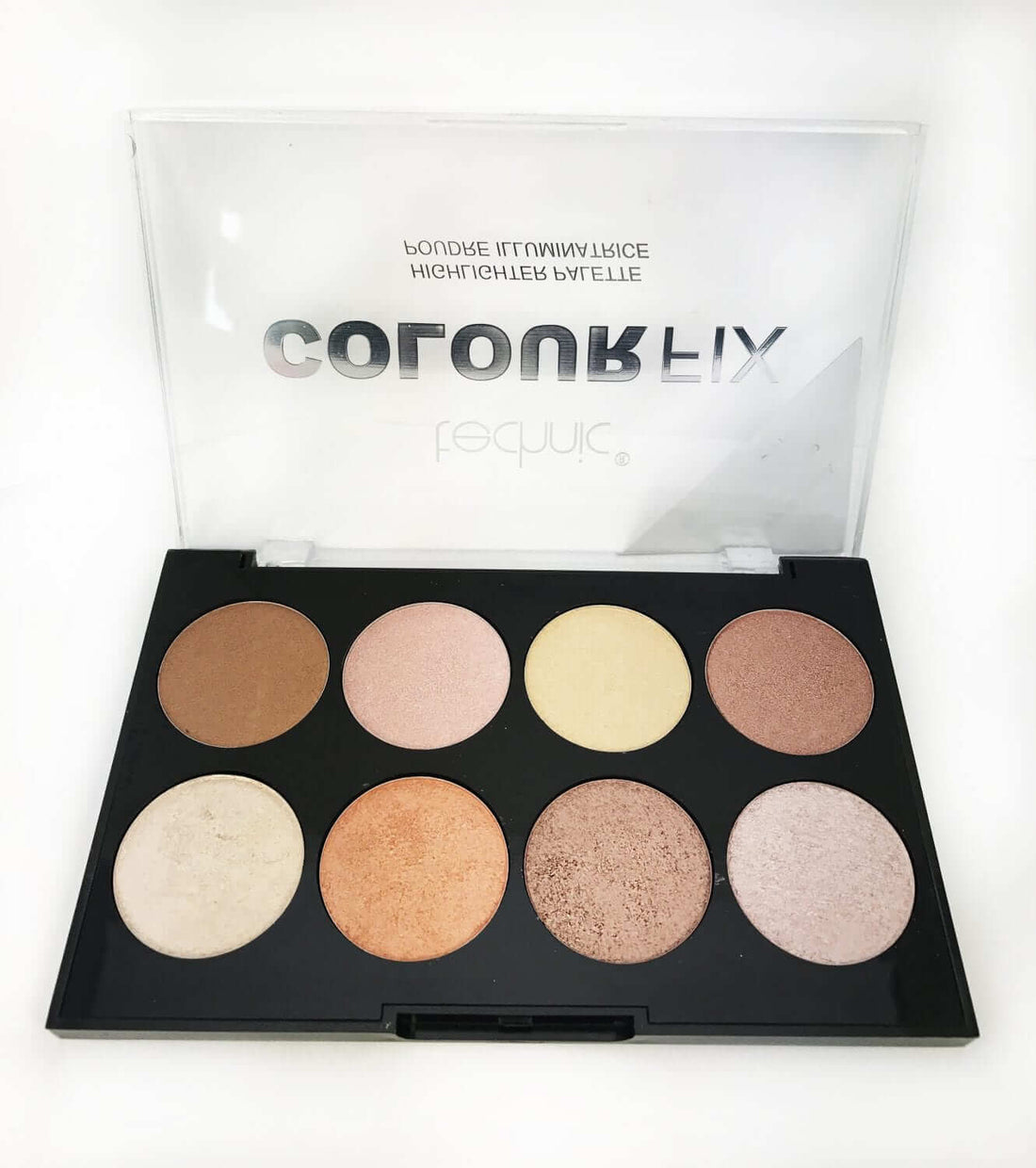 Technic Color Fix Highlighter Palette - Brown Nude Yellow Pink